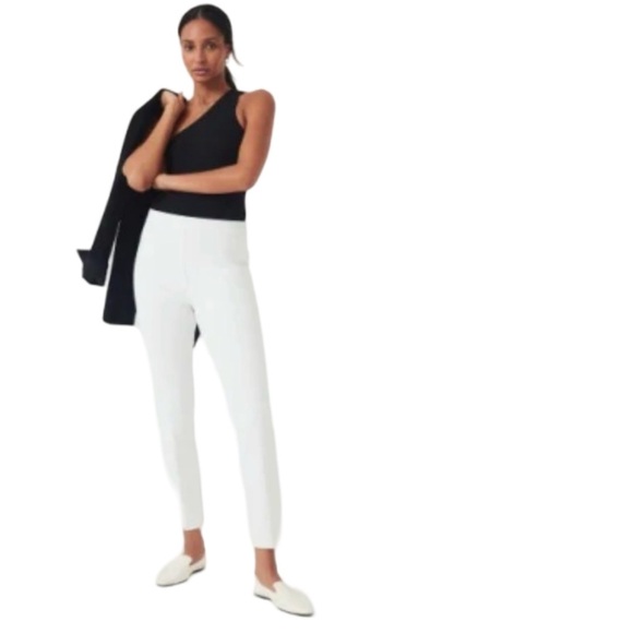 NWT $148 Spanx Classic White Slacks - Picture 3 of 14